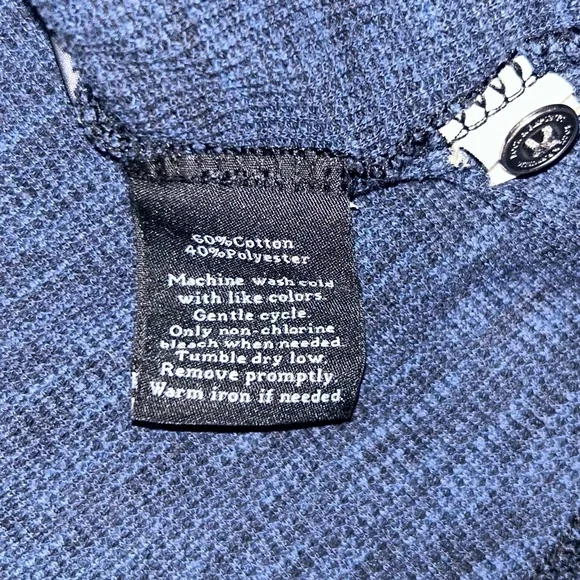 Rock & Republic Waffle Thermal Henley Men’s Large - Picture 4 of 4